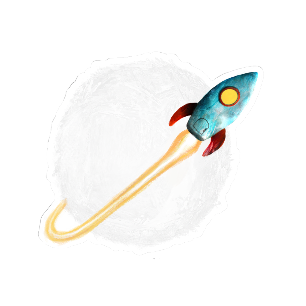 Rocket Sticker